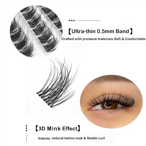 Pingdu Sparkling Eyelash® を使用した DIY メガボリュームまつげエクステ