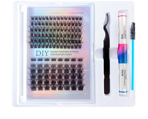 自然な見た目の DIY ミンクララッシュエクステンションに最適な Pingdu Sparkling Eyelash® 製品