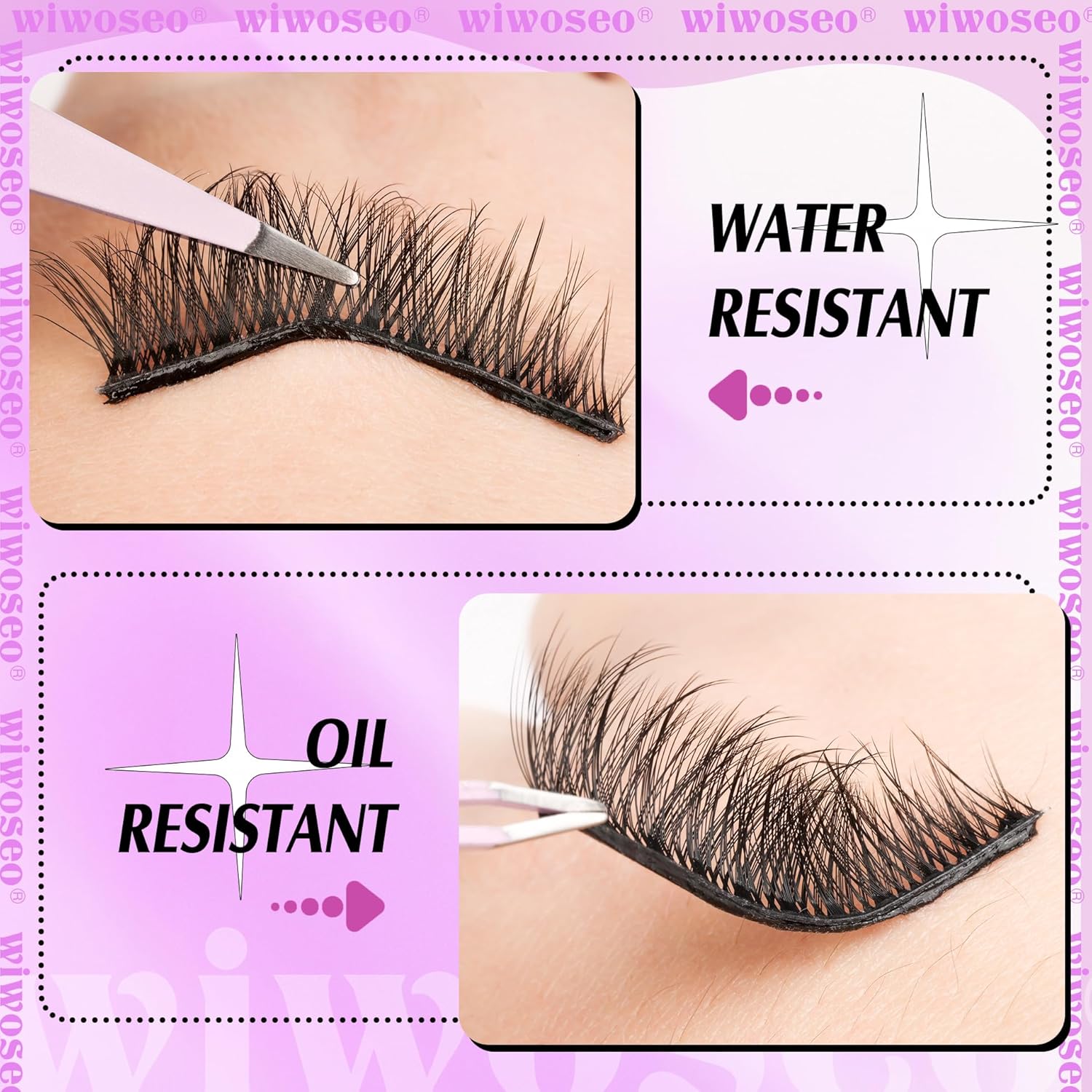 Pingdu Sparkling Eyelash® の自己粘着性のうっすらとしたふわふわまつげで完璧な外観を手に入れましょう