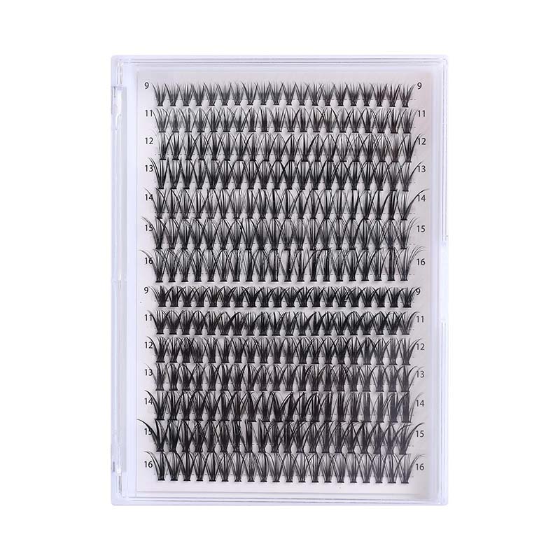 30D 40D 9-18mm クラスターまつげミックストレイ