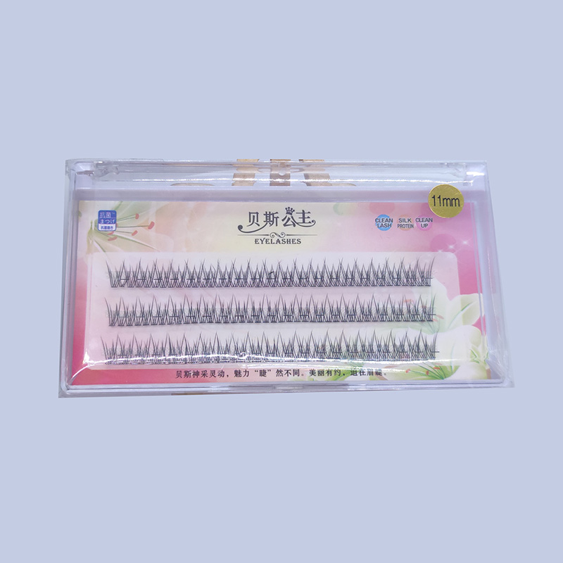 DIYまつげエクステ個別フィッシュテールクラスターラッシュ10mm